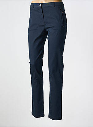 Pantalon slim albastru CHRISTINE LAURE femeie