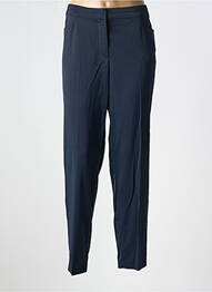 Pantalon drept închidere cu fermoar sub clapetă cu cârlig albastru BETTY BARCLAY femme