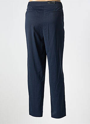 Pantalon drept închidere cu fermoar sub clapetă cu cârlig albastru BETTY BARCLAY femeie
