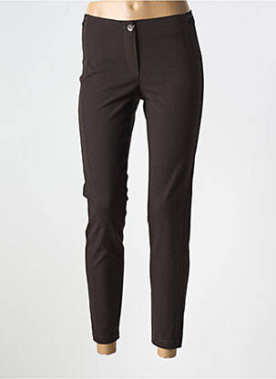 Pantalon slim talie elastică maro GERRY WEBER femeie