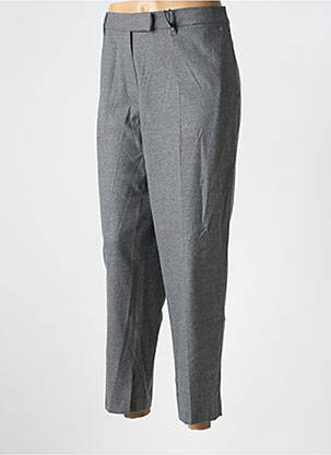 Pantalon drept închidere cu fermoar sub clapetă cu cârlig gri GERRY WEBER femeie