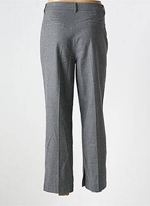 Pantalon drept închidere cu fermoar sub clapetă cu cârlig gri GERRY WEBER femeie