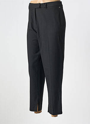 Pantalon drept închidere cu fermoar sub clapetă cu nasturi negru GERRY WEBER femeie