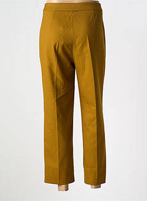 Pantalon 7/8 închidere cu fermoar sub clapetă cu nasturi verde COP COPINE femeie