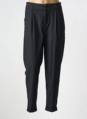 Pantalon slim talie elastică negru KANOPE femeie
