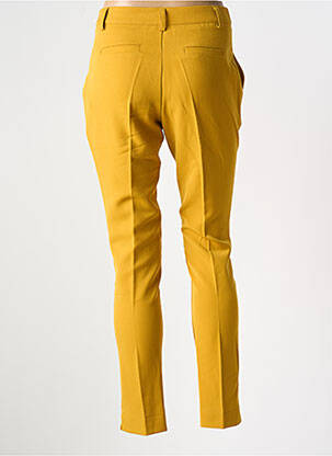 Pantalon slim buzunare galben LA FEE MARABOUTEE femeie