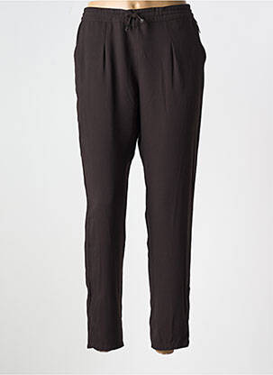 Pantalon slim talie elastică maro LOLA ESPELETA femeie