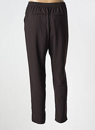 Pantalon slim talie elastică maro LOLA ESPELETA femeie