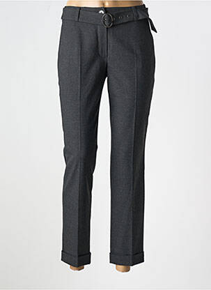 Pantalon 7/8 închidere cu fermoar sub clapetă cu nasturi gri GERRY WEBER femeie