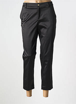 Pantalon 7/8 închidere cu fermoar sub clapetă cu nasturi negru LIU JO femeie