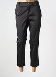 Pantalon 7/8 închidere cu fermoar sub clapetă cu nasturi negru LIU JO femme