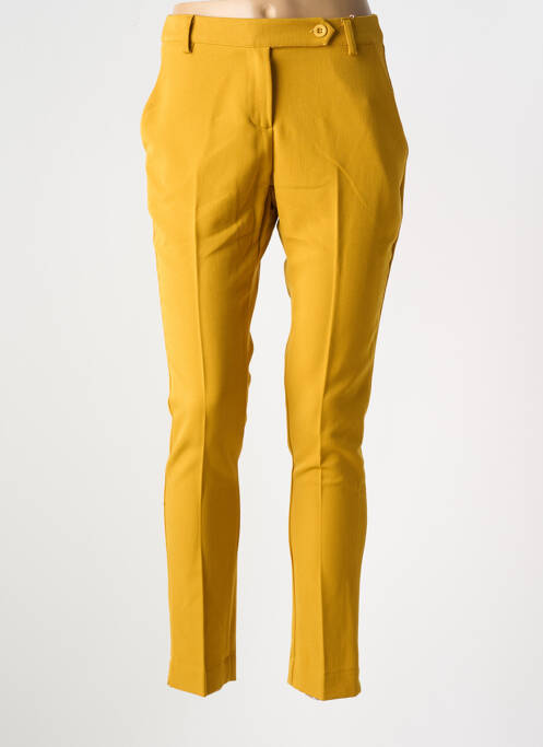 Pantalon slim galben LA FEE MARABOUTEE femeie