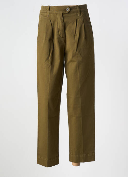 Pantalon drept verde GANT femeie