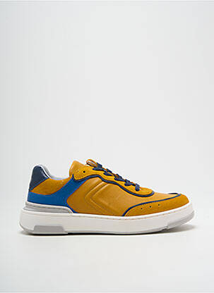 Adidași țesătură satinată vârf rotund galben TELYOH băiat