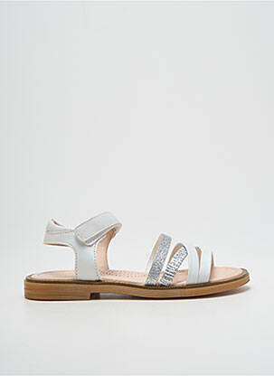Sandale/Pantofi decupați argintiu POLDINO fată