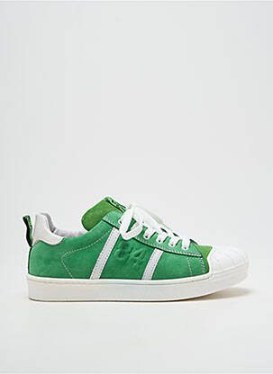 Adidași nubuc vârf rotund verde POLDINO băiat