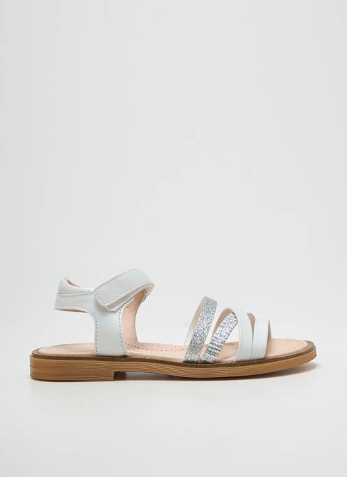 Sandale/Pantofi decupați argintiu POLDINO fată
