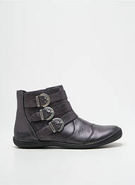 Botine/ghete material neted platformă gri KICKERS fată