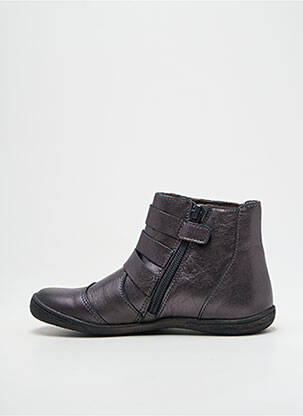 Botine/ghete material neted platformă gri KICKERS fată