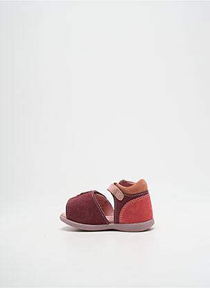 Sandale/pantofi decupați material neted platformă violet KICKERS fată