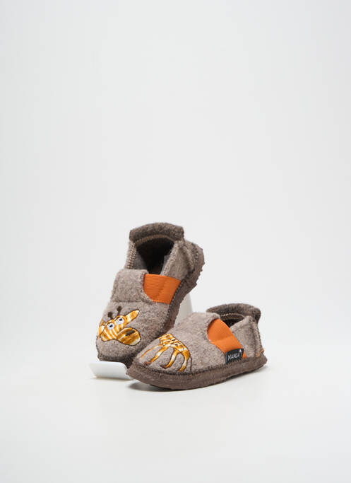 Papuci/Pantofi de casă maro NANGA băiat