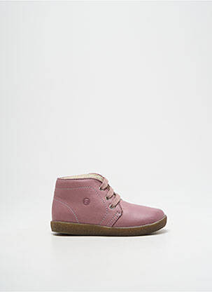 Botine/ghete material neted vârf rotund violet FALCOTTO fată