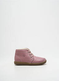 Botine/ghete material neted vârf rotund violet FALCOTTO fată