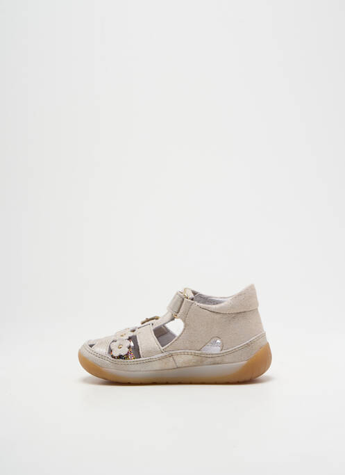 Sandale/Pantofi decupați auriu FALCOTTO fată