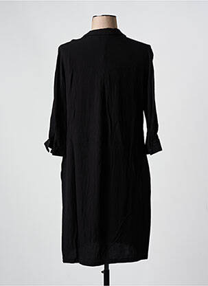 Rochie midi mâneci 3/4 mâneci 3/4 negru ROBE LEGERE BY VERA MONT femeie