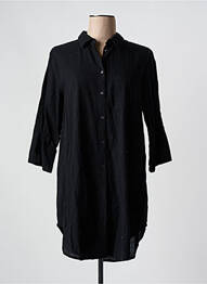 Rochie midi mâneci 3/4 mâneci 3/4 negru KAFFE femeie