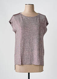 Tricou croială dreaptă mâneci scurte roz BETTY BARCLAY femme