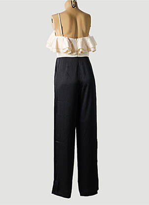 Salopetă-pantalon țesătură crep bretele subțiri negru ELLI WHITE femeie