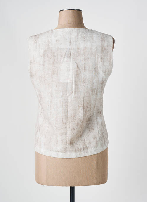 Vestă fără mâneci bej HALOGENE femeie