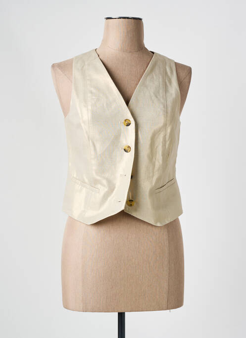 Vestă fără mâneci auriu JULIE GUERLANDE femeie