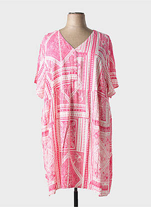 Rochie midi roz CISO femeie