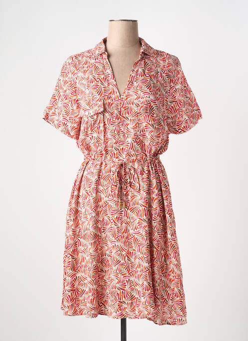 Rochie midi roșu JULIE GUERLANDE femeie