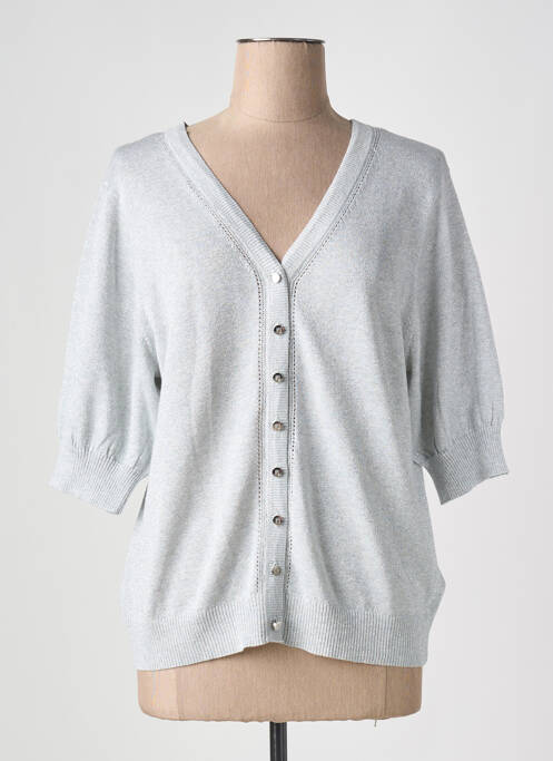 Vestă cu mâneci scurte gri MARBLE femeie