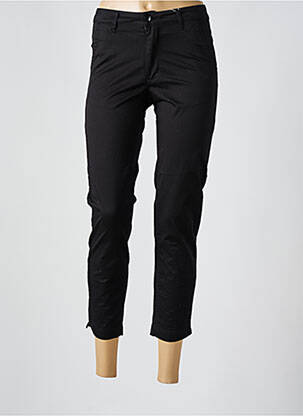 Pantalon 7/8 elasticitate mărime normală negru YOULINE femeie