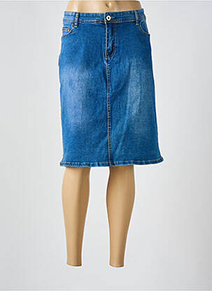 Fustă midi albastru VOGGO femeie