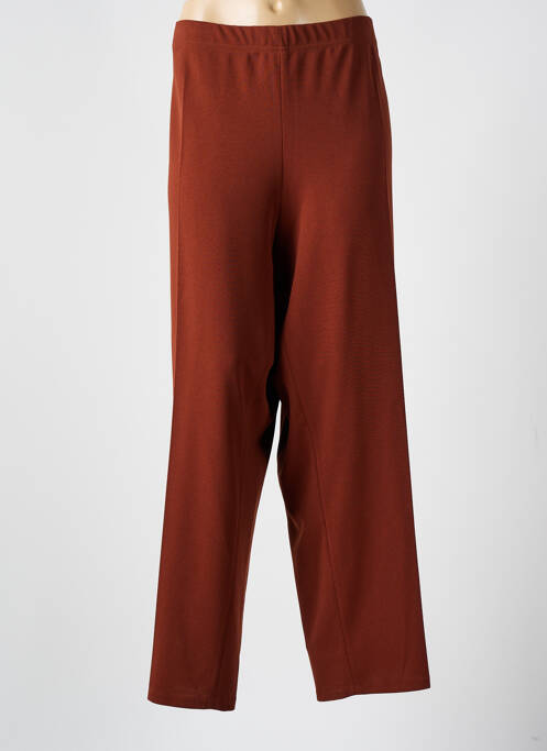 Pantalon drept maro JEAN MARC PHILIPPE femeie