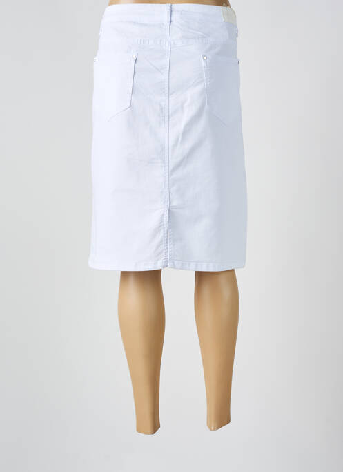 Fustă midi alb VOGGO femeie