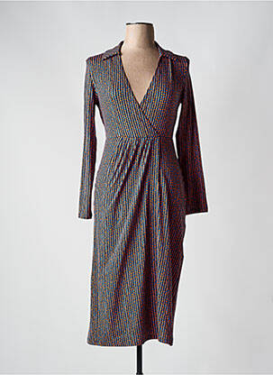 Rochie midi mâneci lungi mâneci lungi albastru SURKANA femeie