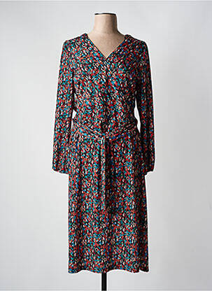 Rochie midi mâneci lungi mâneci lungi negru DIANE LAURY femeie