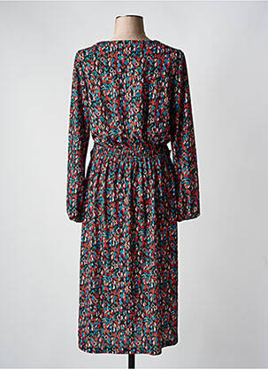 Rochie midi mâneci lungi mâneci lungi negru DIANE LAURY femeie
