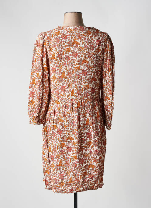 Rochie midi portocaliu C'EST BEAU LA VIE femeie