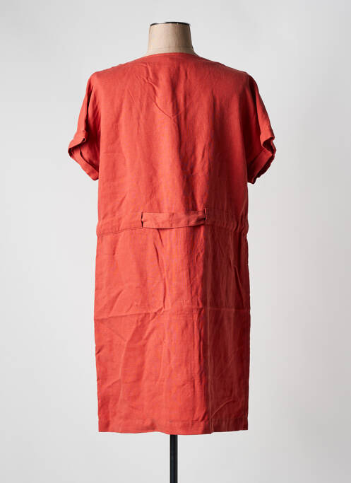 Rochie midi portocaliu C'EST BEAU LA VIE femeie