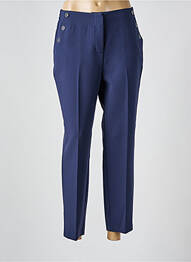 Pantalon slim buzunare albastru JULIE GUERLANDE femme