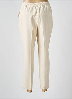 Pantalon slim buzunare bej JULIE GUERLANDE femeie