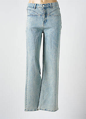 Blugi cu croială dreaptă albastru MELLY & CO femeie