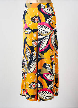 Pantalon larg galben MOLLY BRACKEN femeie